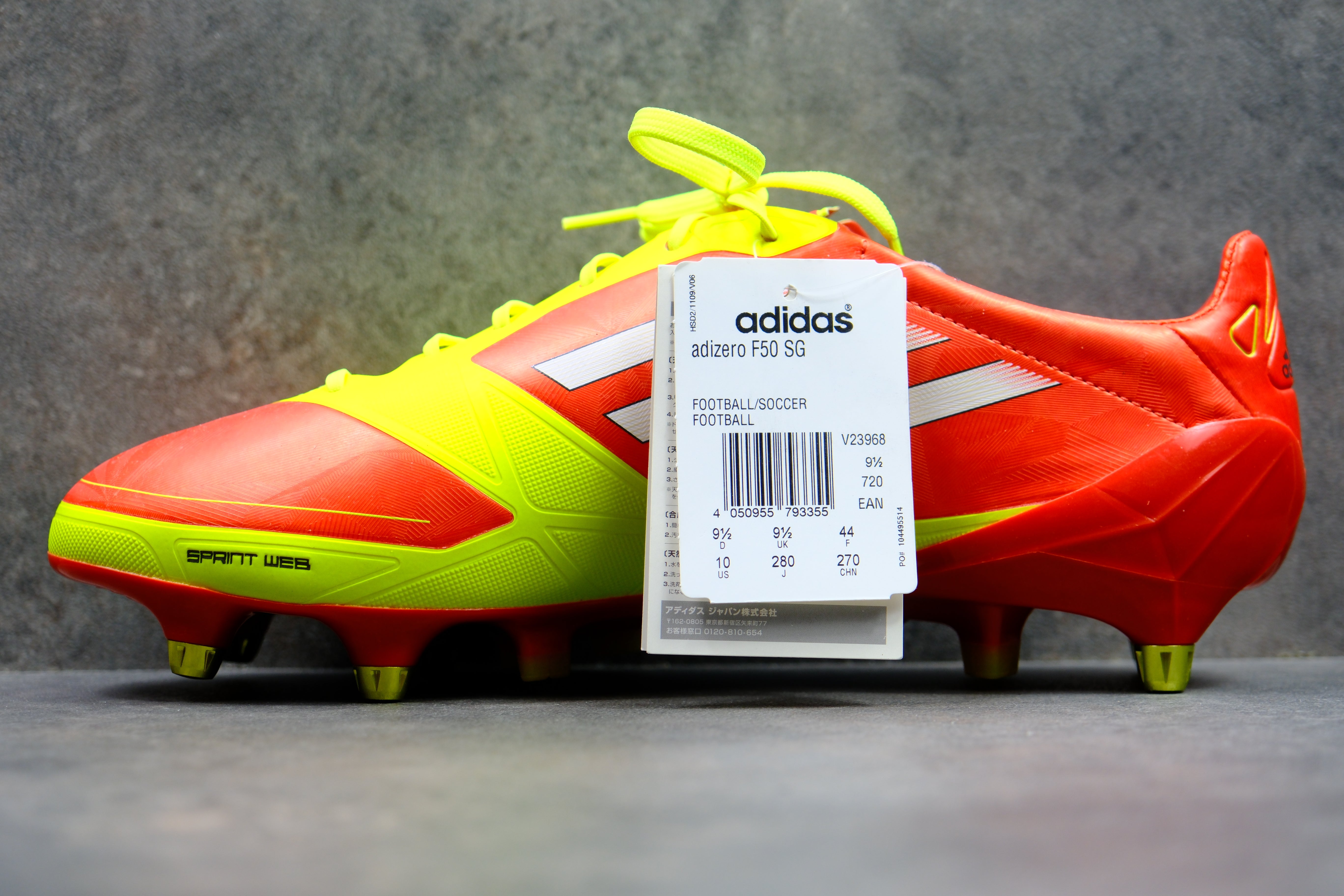 adidas - アディゼロ　F50 SG Adidas F50 Adizero SG Leather Orange Blue Football Soccer